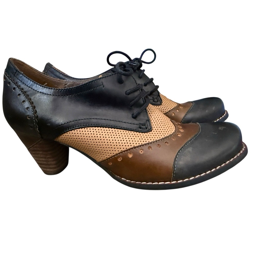 L'Artiste Shoes BARDOT 39‎ US 8.5 Spring Step Derby Oxford Leather NEW WO BOX - Picture 5 of 13